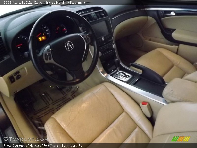 Carbon Bronze Metallic / Parchment 2008 Acura TL 3.2