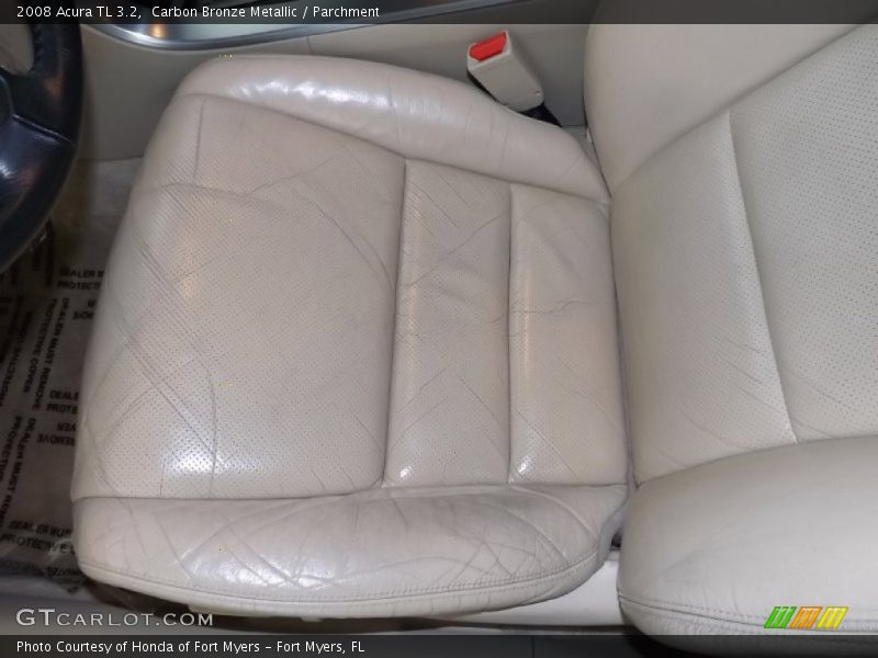 Carbon Bronze Metallic / Parchment 2008 Acura TL 3.2