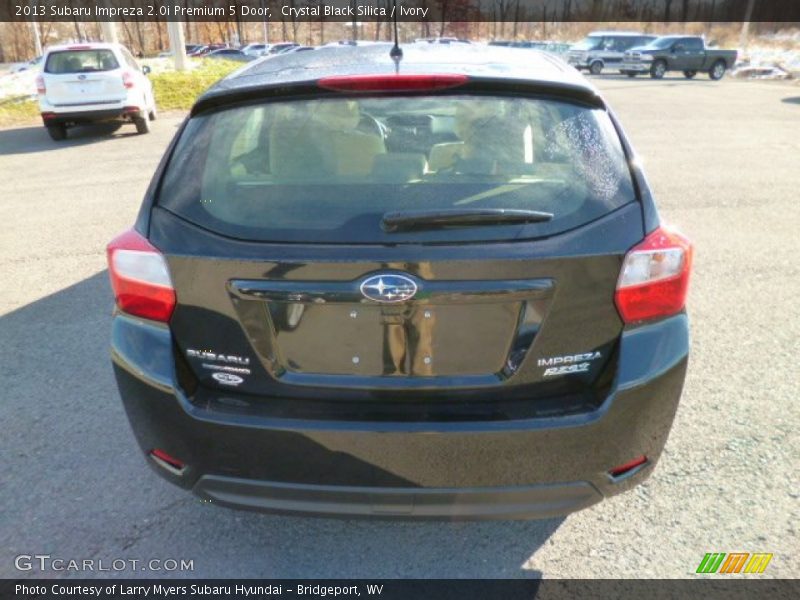 Crystal Black Silica / Ivory 2013 Subaru Impreza 2.0i Premium 5 Door