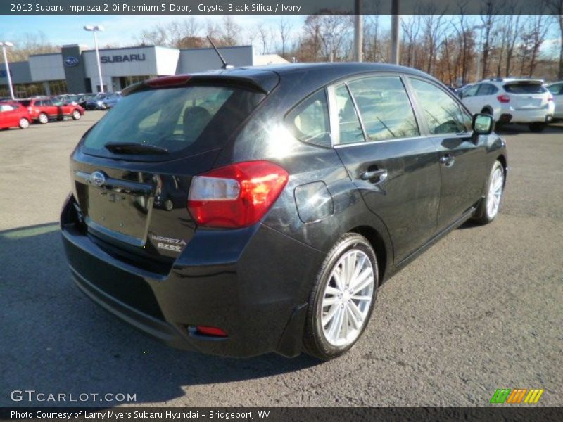Crystal Black Silica / Ivory 2013 Subaru Impreza 2.0i Premium 5 Door