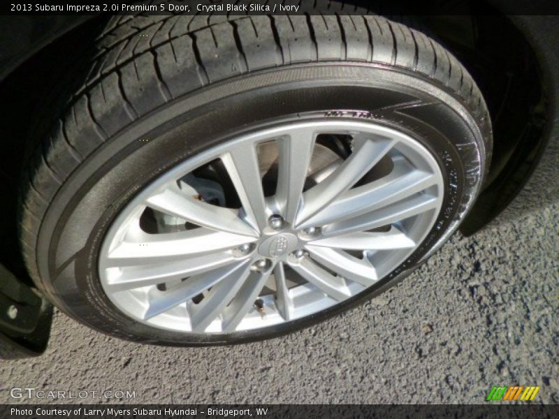 Crystal Black Silica / Ivory 2013 Subaru Impreza 2.0i Premium 5 Door