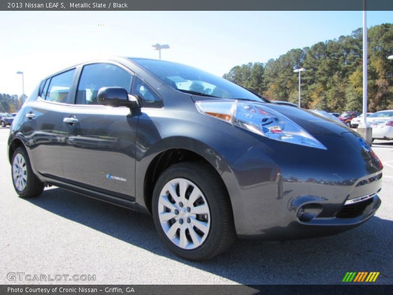 Metallic Slate / Black 2013 Nissan LEAF S