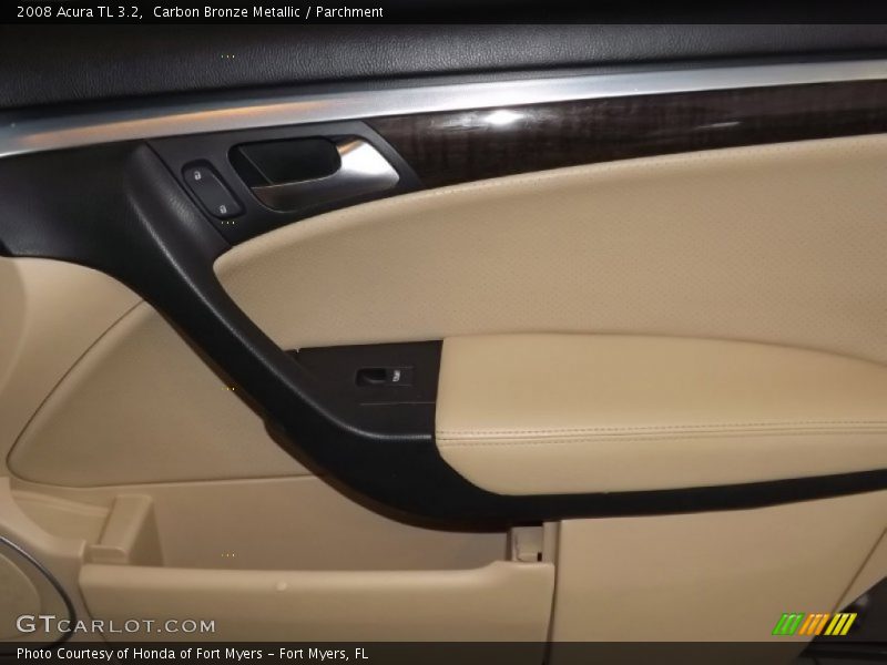 Carbon Bronze Metallic / Parchment 2008 Acura TL 3.2