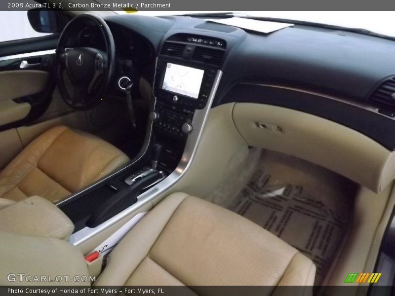Carbon Bronze Metallic / Parchment 2008 Acura TL 3.2