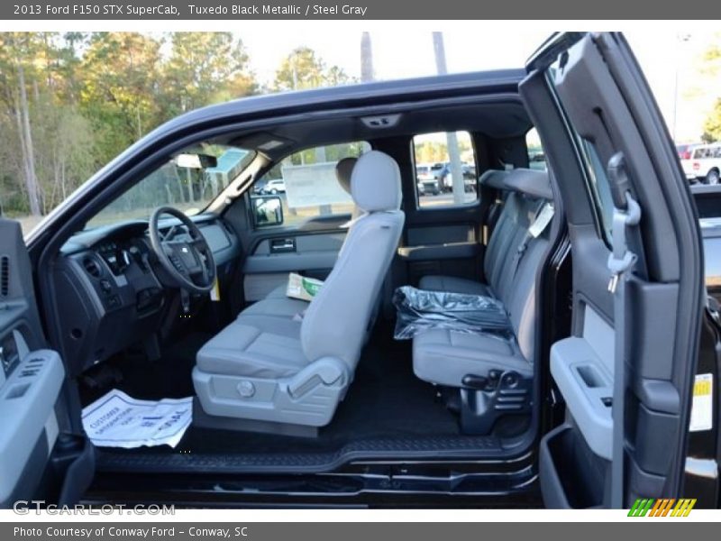  2013 F150 STX SuperCab Steel Gray Interior