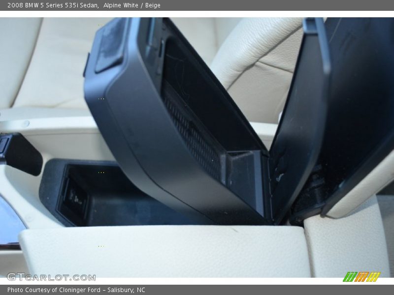 Alpine White / Beige 2008 BMW 5 Series 535i Sedan