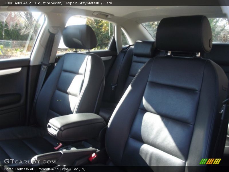 Dolphin Grey Metallic / Black 2008 Audi A4 2.0T quattro Sedan
