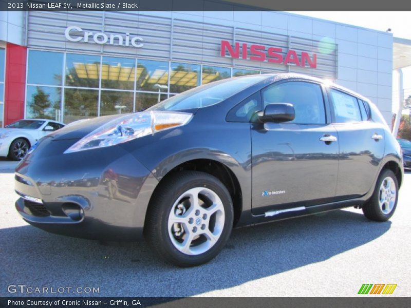 Metallic Slate / Black 2013 Nissan LEAF SV