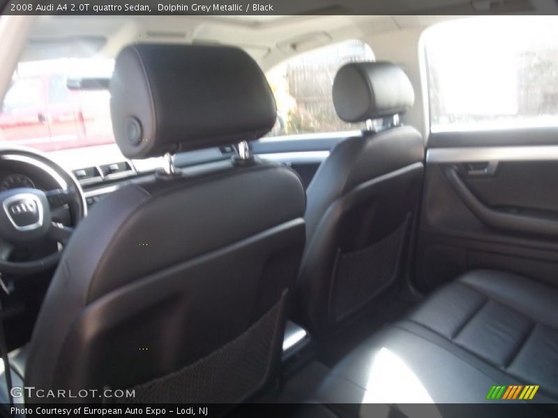 Dolphin Grey Metallic / Black 2008 Audi A4 2.0T quattro Sedan