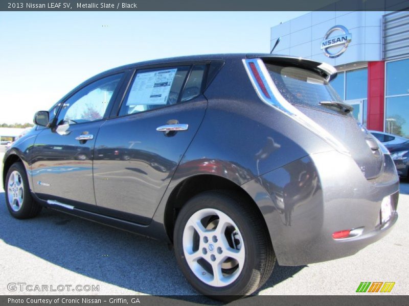 Metallic Slate / Black 2013 Nissan LEAF SV