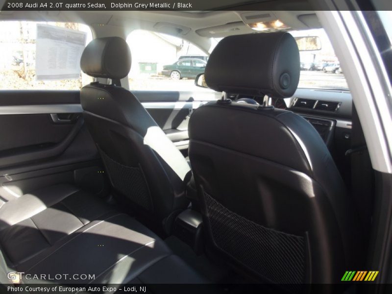 Dolphin Grey Metallic / Black 2008 Audi A4 2.0T quattro Sedan
