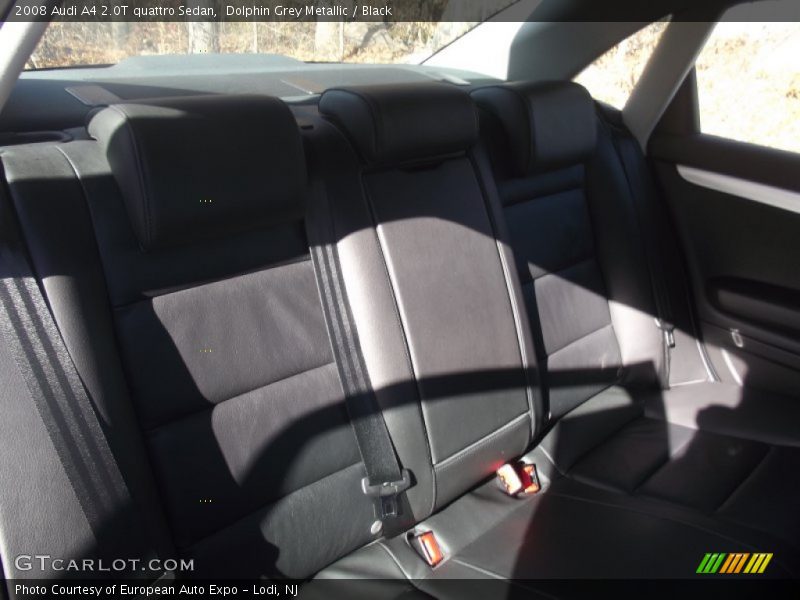 Dolphin Grey Metallic / Black 2008 Audi A4 2.0T quattro Sedan