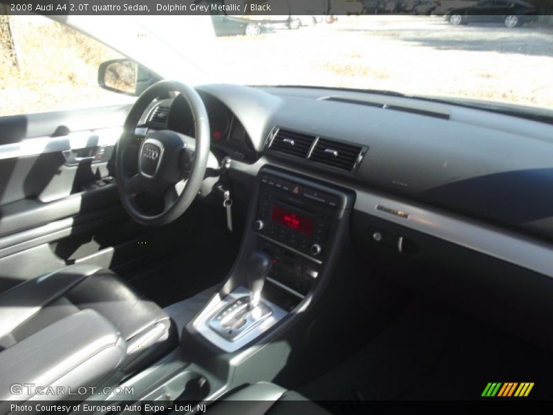Dolphin Grey Metallic / Black 2008 Audi A4 2.0T quattro Sedan