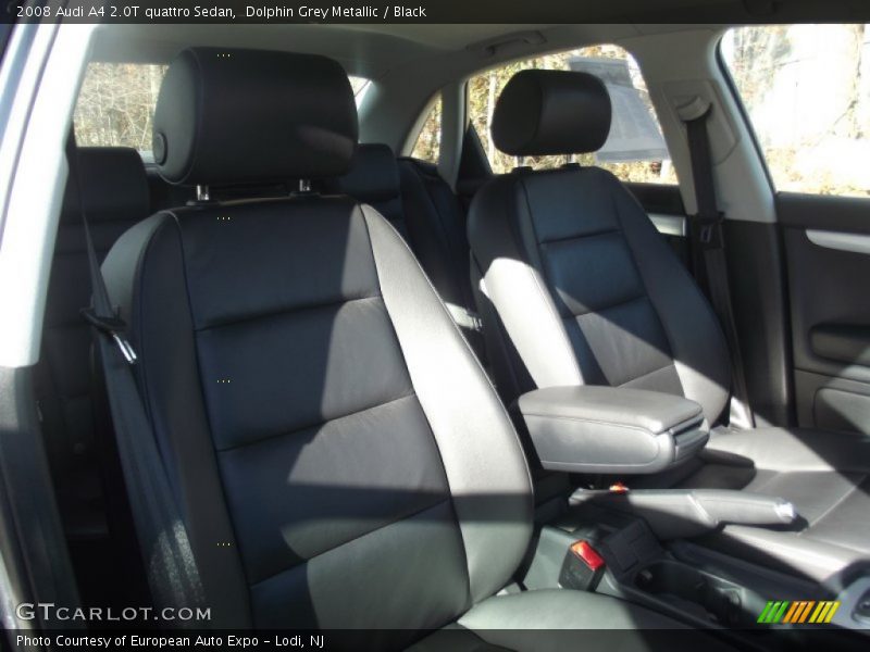 Dolphin Grey Metallic / Black 2008 Audi A4 2.0T quattro Sedan