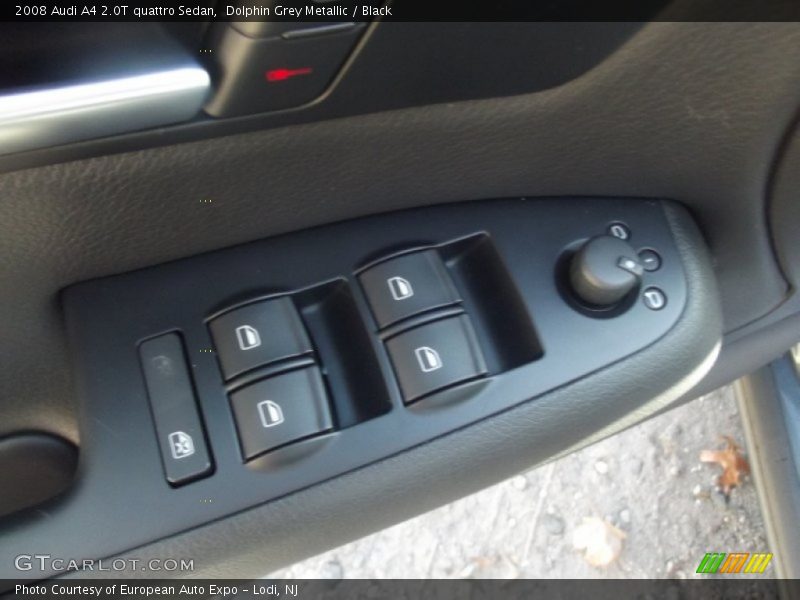 Dolphin Grey Metallic / Black 2008 Audi A4 2.0T quattro Sedan