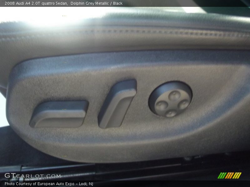 Dolphin Grey Metallic / Black 2008 Audi A4 2.0T quattro Sedan