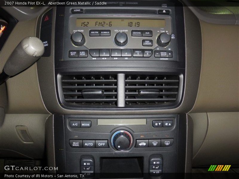 Aberdeen Green Metallic / Saddle 2007 Honda Pilot EX-L