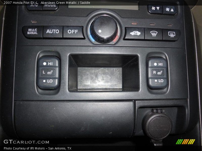 Aberdeen Green Metallic / Saddle 2007 Honda Pilot EX-L