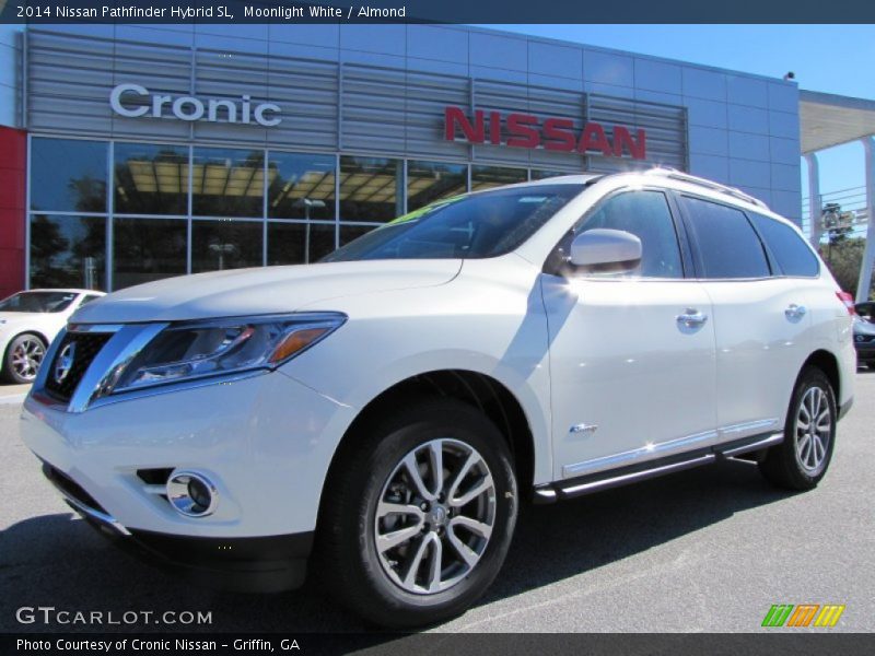 Moonlight White / Almond 2014 Nissan Pathfinder Hybrid SL