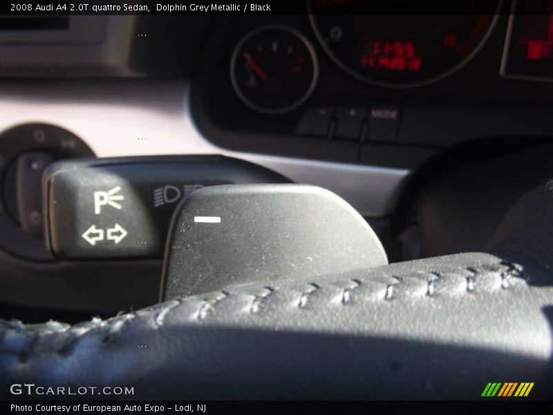 Dolphin Grey Metallic / Black 2008 Audi A4 2.0T quattro Sedan