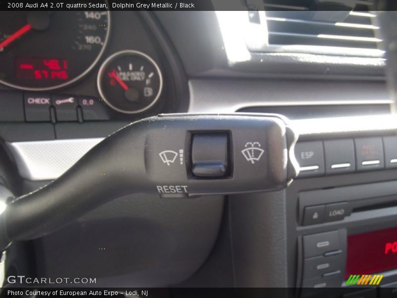 Dolphin Grey Metallic / Black 2008 Audi A4 2.0T quattro Sedan