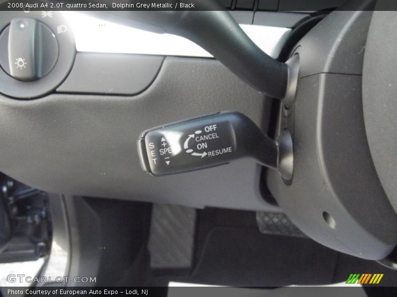 Dolphin Grey Metallic / Black 2008 Audi A4 2.0T quattro Sedan