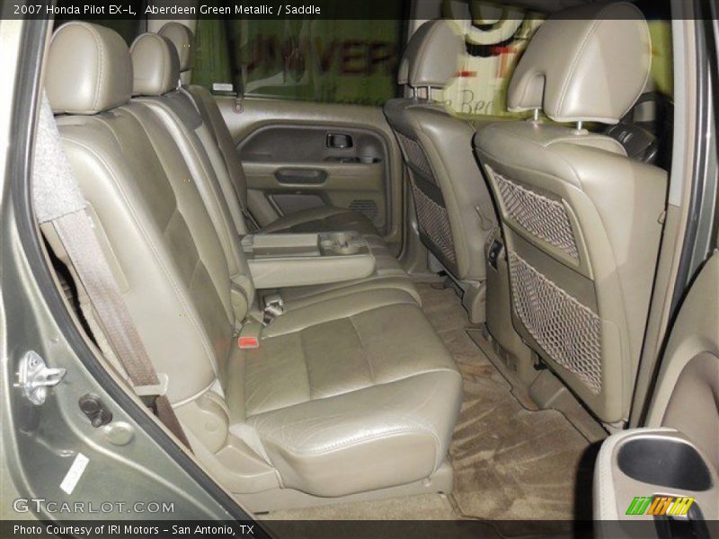 Aberdeen Green Metallic / Saddle 2007 Honda Pilot EX-L