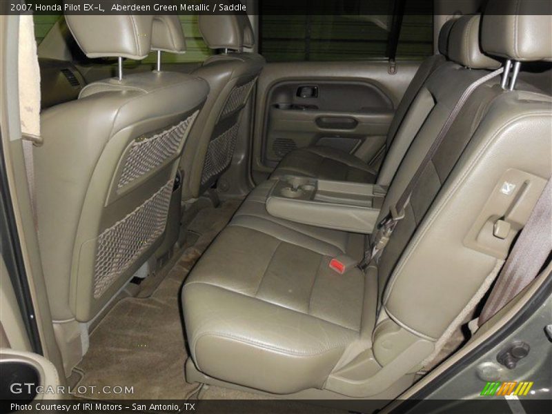 Aberdeen Green Metallic / Saddle 2007 Honda Pilot EX-L