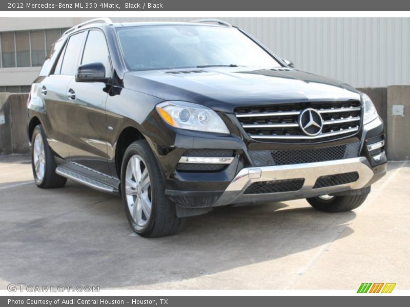 Black / Black 2012 Mercedes-Benz ML 350 4Matic