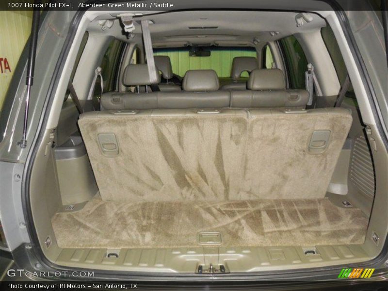 Aberdeen Green Metallic / Saddle 2007 Honda Pilot EX-L