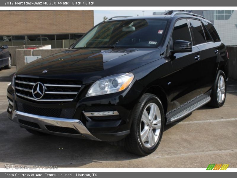 Black / Black 2012 Mercedes-Benz ML 350 4Matic
