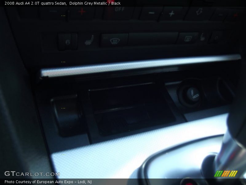 Dolphin Grey Metallic / Black 2008 Audi A4 2.0T quattro Sedan