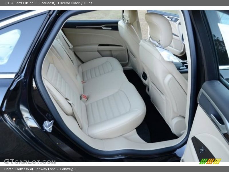 Tuxedo Black / Dune 2014 Ford Fusion SE EcoBoost