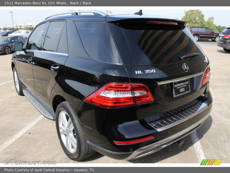 Black / Black 2012 Mercedes-Benz ML 350 4Matic