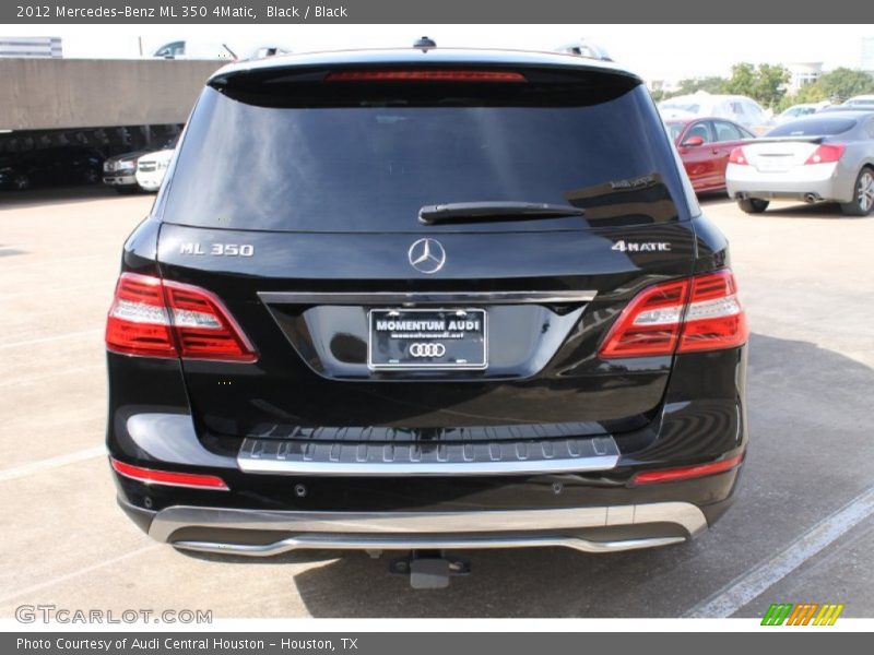 Black / Black 2012 Mercedes-Benz ML 350 4Matic