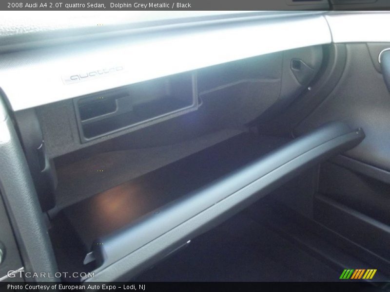 Dolphin Grey Metallic / Black 2008 Audi A4 2.0T quattro Sedan