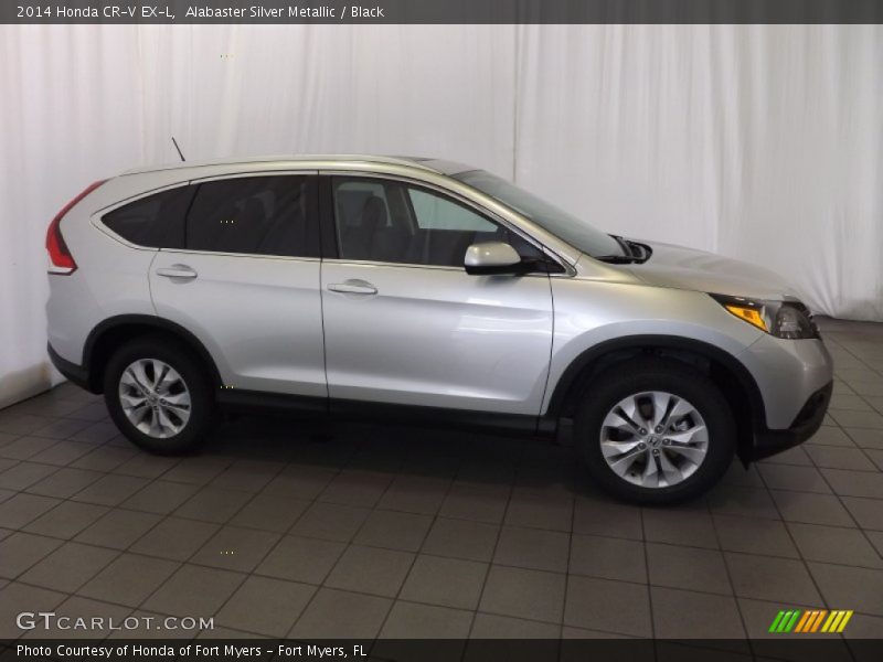 Alabaster Silver Metallic / Black 2014 Honda CR-V EX-L