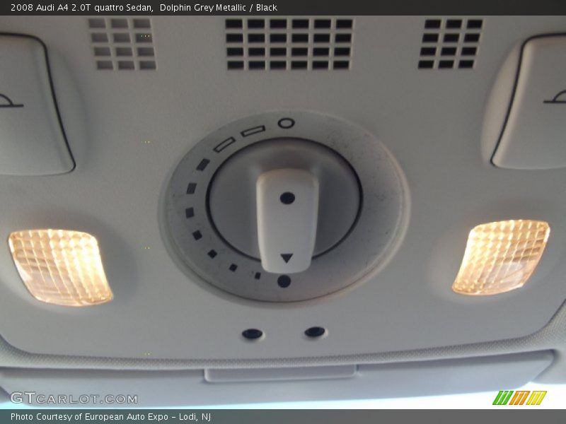 Dolphin Grey Metallic / Black 2008 Audi A4 2.0T quattro Sedan