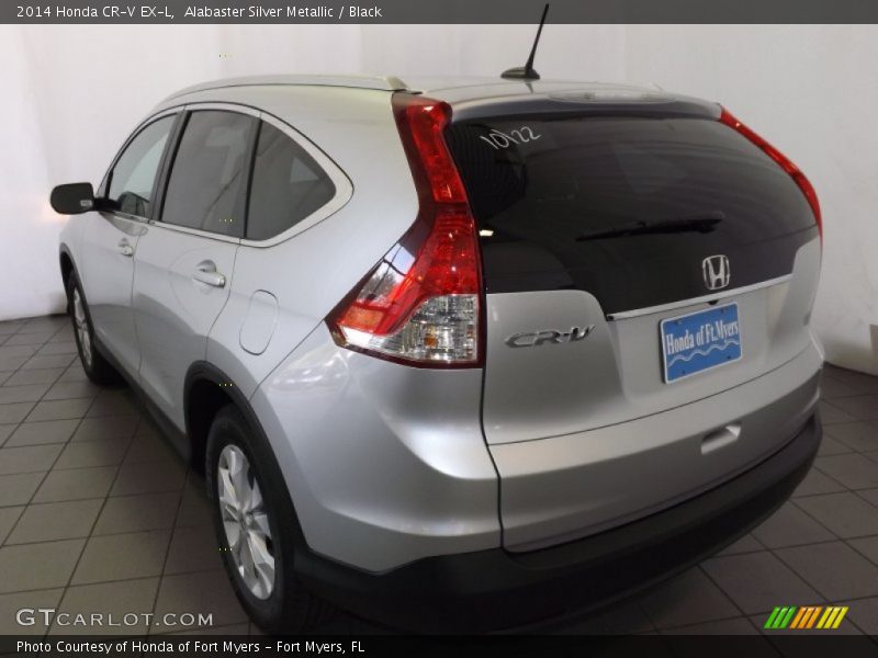 Alabaster Silver Metallic / Black 2014 Honda CR-V EX-L