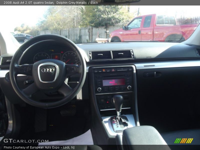 Dolphin Grey Metallic / Black 2008 Audi A4 2.0T quattro Sedan