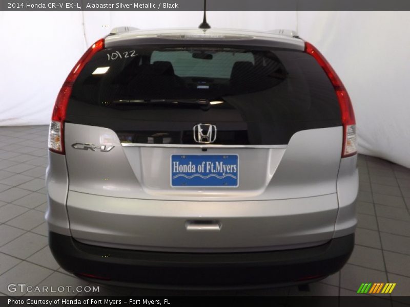 Alabaster Silver Metallic / Black 2014 Honda CR-V EX-L