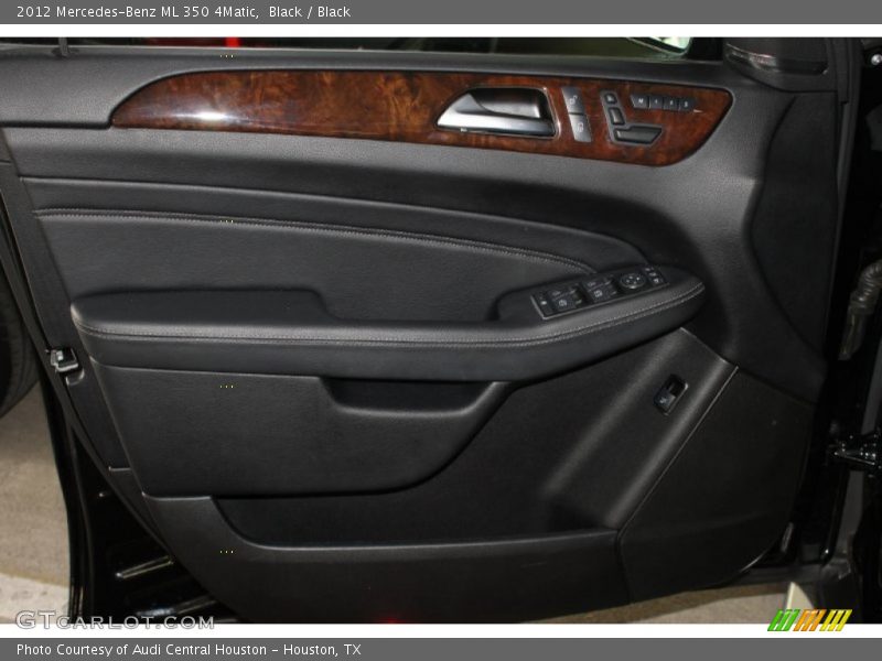 Black / Black 2012 Mercedes-Benz ML 350 4Matic