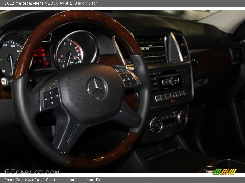 Black / Black 2012 Mercedes-Benz ML 350 4Matic