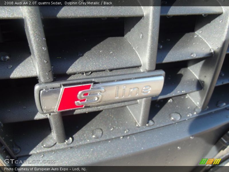 Dolphin Grey Metallic / Black 2008 Audi A4 2.0T quattro Sedan