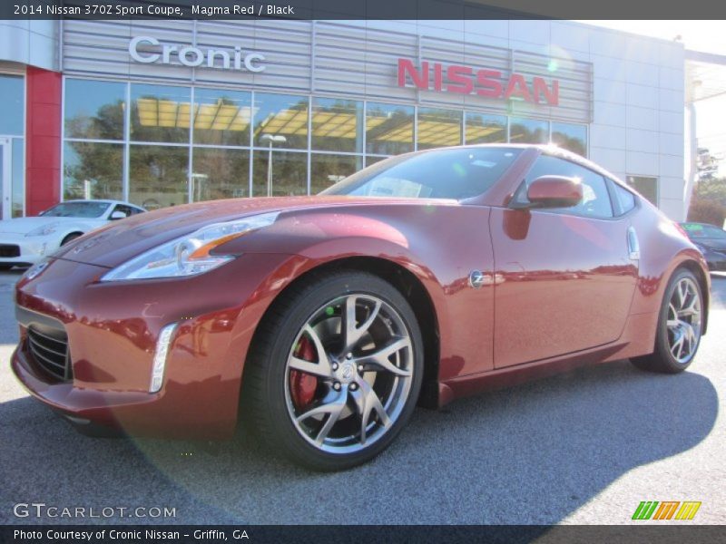 Magma Red / Black 2014 Nissan 370Z Sport Coupe