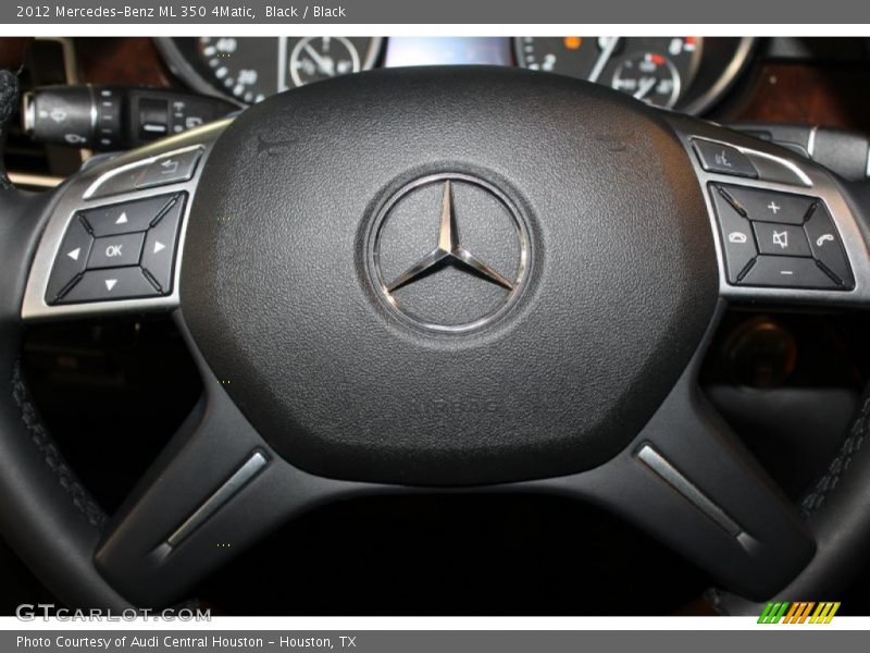 Black / Black 2012 Mercedes-Benz ML 350 4Matic