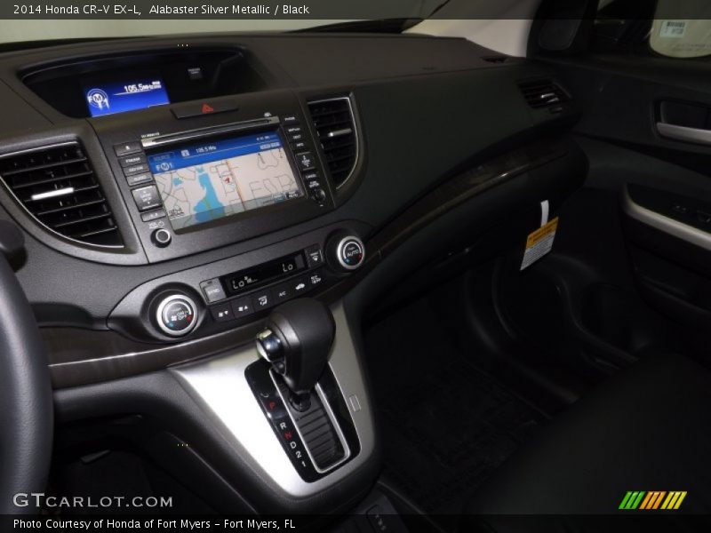 Alabaster Silver Metallic / Black 2014 Honda CR-V EX-L