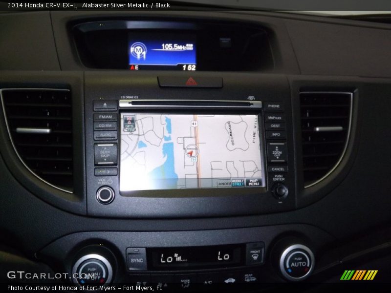 Alabaster Silver Metallic / Black 2014 Honda CR-V EX-L