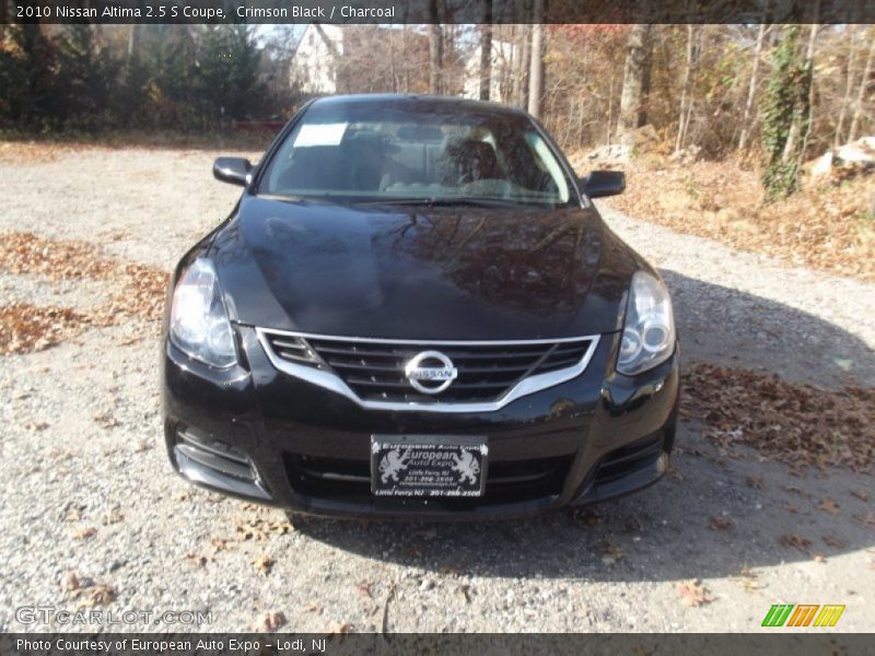 Crimson Black / Charcoal 2010 Nissan Altima 2.5 S Coupe