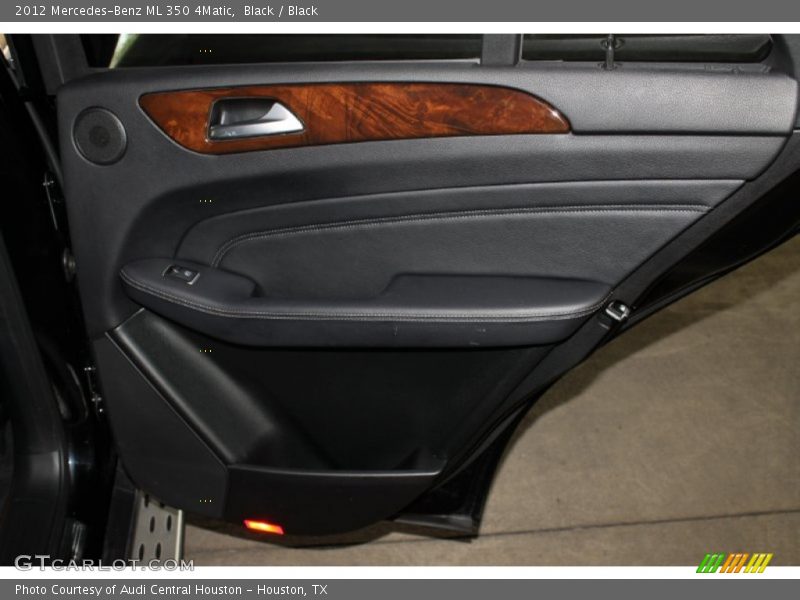 Black / Black 2012 Mercedes-Benz ML 350 4Matic